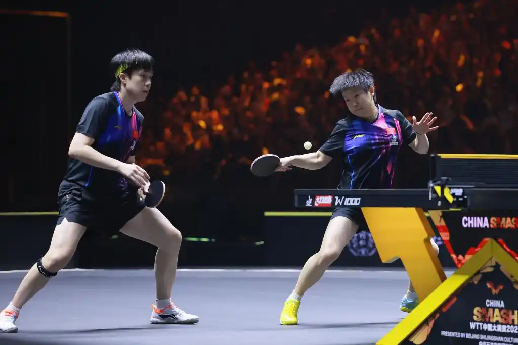 直落三局赢下“国乒内战”,王楚钦/孙颖莎战胜陈垣宇/蒯曼