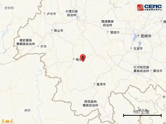 今日凌晨,普洱市景谷县连发2次地震