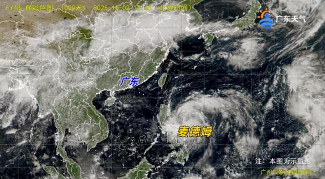 记者报道台风麦德姆被吹出痛苦面具 风雨强度不容小觑
