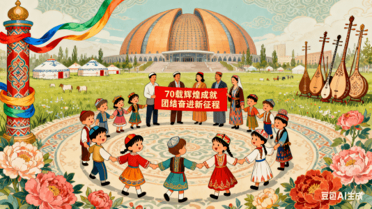 新疆维吾尔自治区70周年庆祝大会盛况全记录 - 见证70年辉煌成就