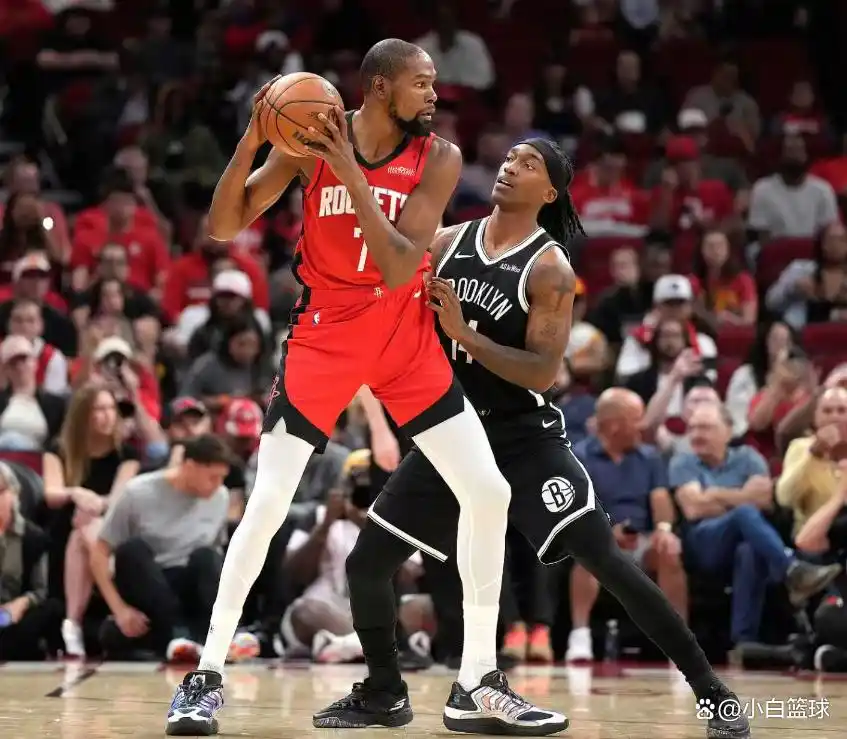 NBA常规赛：火箭7人上双大胜篮网 杜兰特19+6三节打卡申京21+6